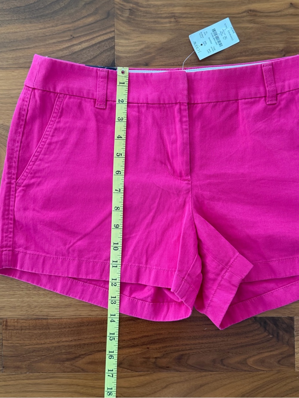 NWT J. Crew Women’s Chino Shorts 3.5” Pink Fuchsia Size 10 Tailored Preppy Chic - Picture 6 of 14